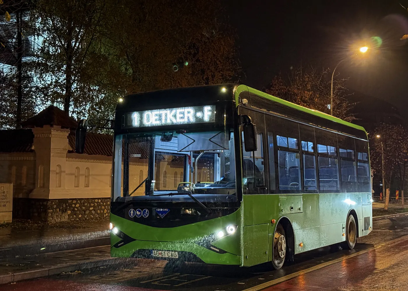 Detaliu interior autobuz